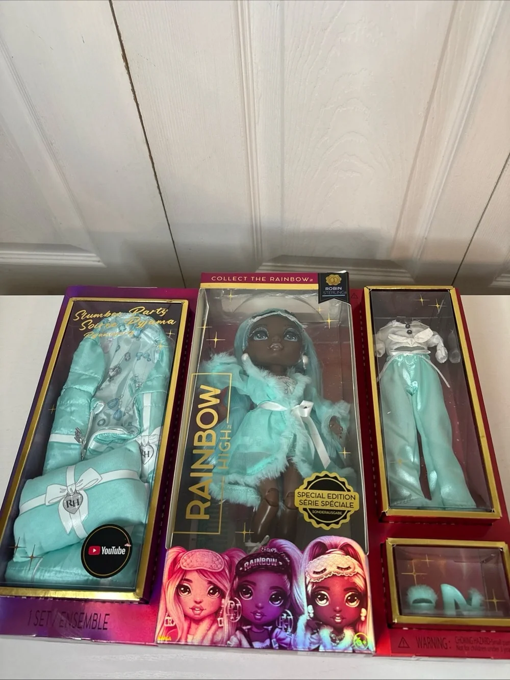 Rainbow High Special Edition Slumber Party Doll and Accessories Robin Sterling